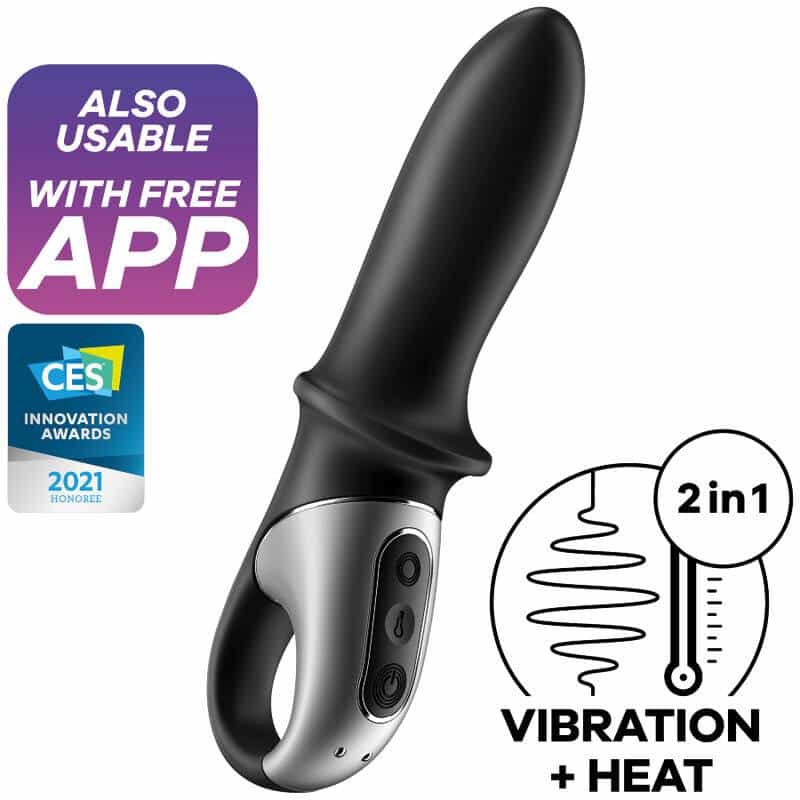 Satisfyer - Black Hot Passion Anal VIBRATOR APP