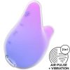 Satisfyer - VIBRADOR E ESTIMULADOR MERMAID VIBES EM VIOLETA E ROSA