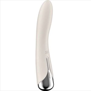 Satisfyer - VIBRADOR G-Spot BEGE COM CABEÇA ROTATIVA SPINNING VIBE 1