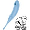Satisfyer - BLUE TWIRLING PRO AIR PULSE VIBRATOR & STIMULATOR