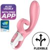 Satisfyer - Pink HUG ME RABBIT VIBRATOR WITH APP