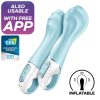 Satisfyer - Inflatable G-Spot AIR Pump VIBRATOR WITH APP BLUE
