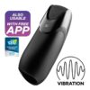 Satisfyer Black Vibrating Stroker