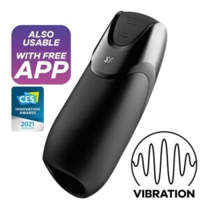 Satisfyer Black Vibrating Stroker