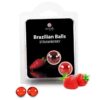 Secretplay Strawberry Massage Oil Balls Set
