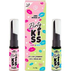 Secretplay - KISS GEL FOR FLIRTATIOUS MOMENTS WITH STRAWBERRY & MINT 2 x 8 GR