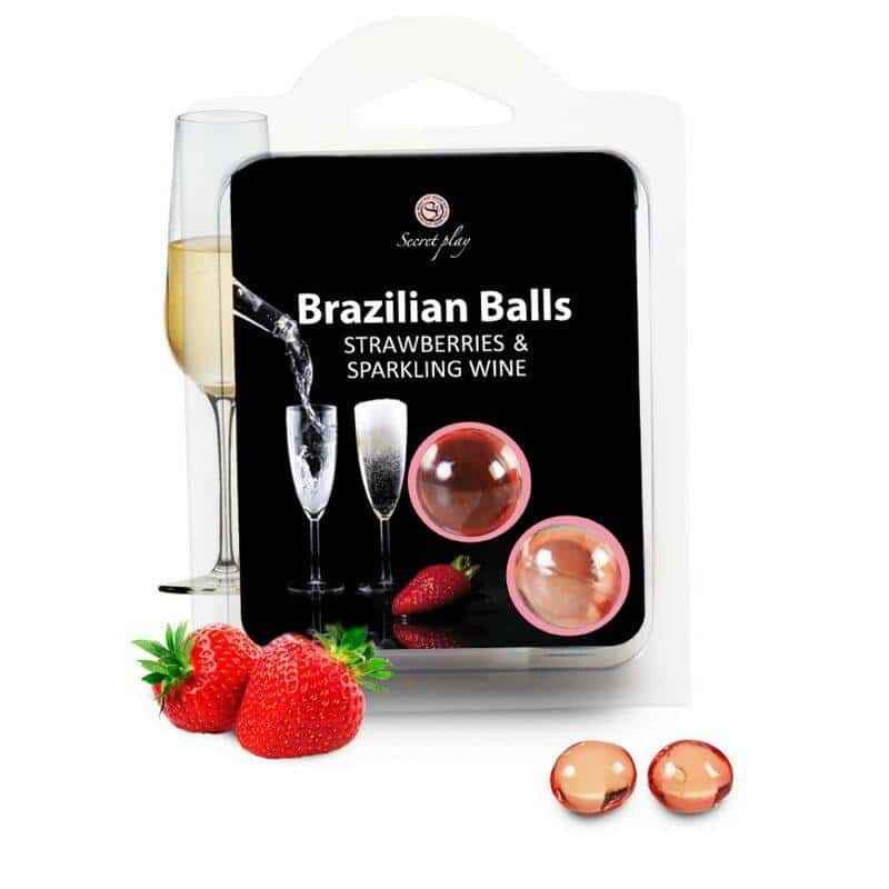 Secretplay Strawberry Champagne Oil Balls Secretplay Strawberry Champagne Oil Balls