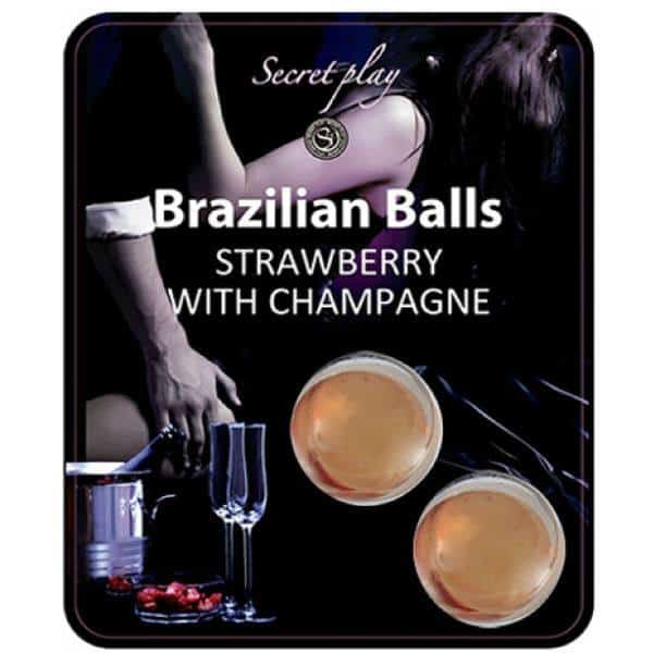 Secretplay Strawberry Champagne Oil Balls