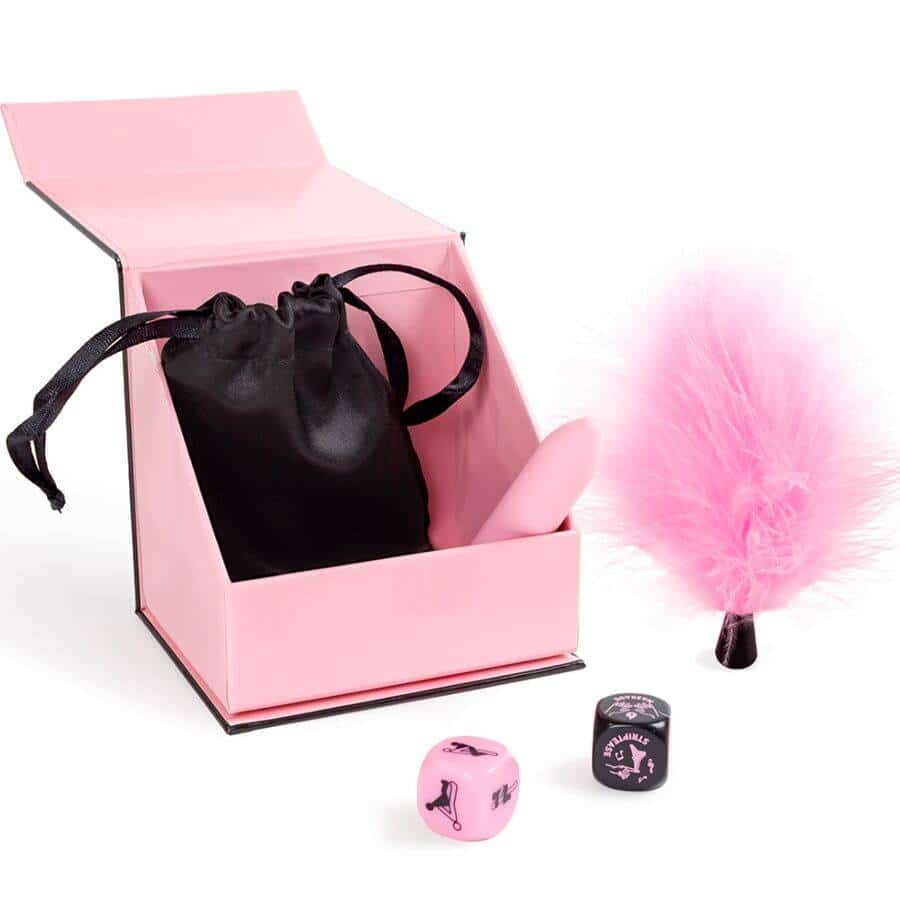 Secretplay Couples Box: Bullet Vibrator & Dice Secretplay Couples Box: Bullet Vibrator & Dice