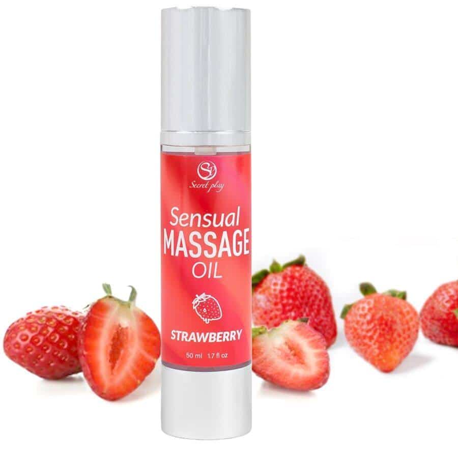 Secretplay Strawberry Massage Lubricant Secretplay Strawberry Massage Lubricant