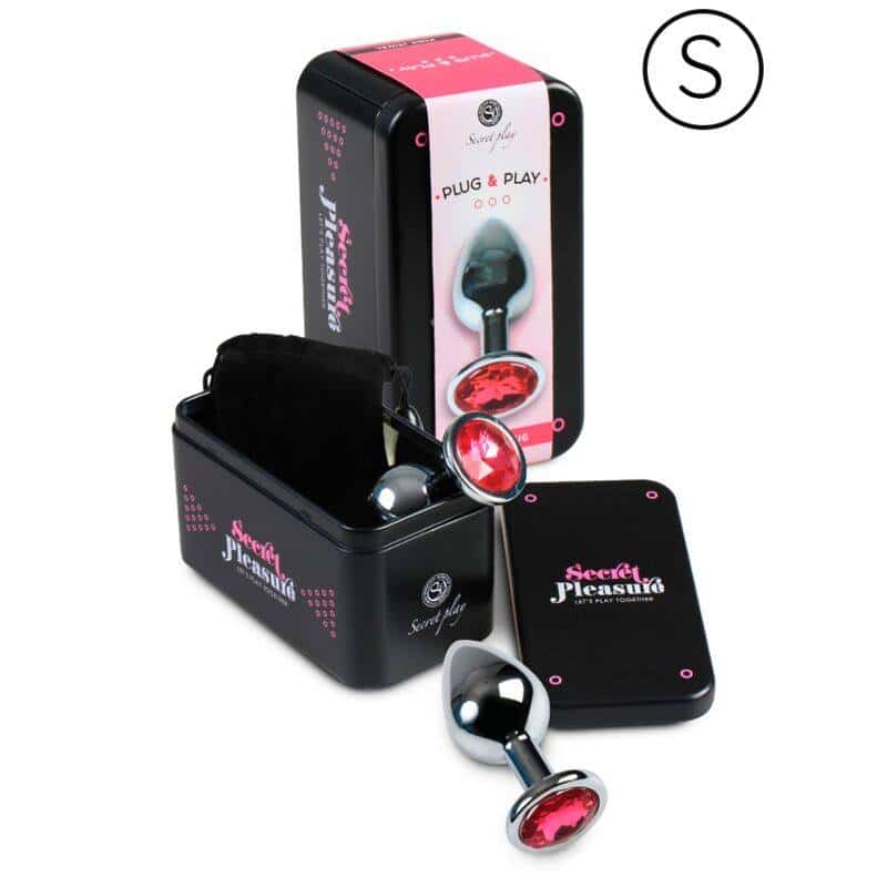 Secretplay - PLUG Anal FÚCSIA DE ALUMÍNIO COM 7 CM Secretplay - PLUG Anal FÚCSIA DE ALUMÍNIO COM 7 CM