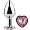 Secretplay Metal Anal Plug Small Heart Shape 7cm