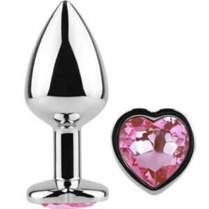 Secretplay Metal Anal Plug Small Heart Shape 7cm
