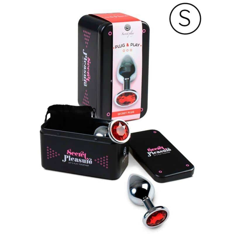 Secretplay Red S Anal Plug for Intense Stimulation Secretplay Red S Anal Plug for Intense Stimulation