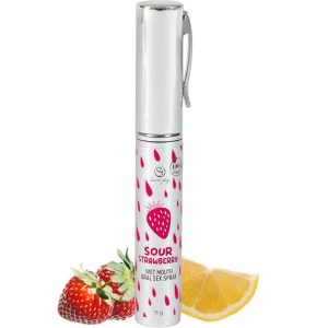 Secretplay Sour Strawberry Throat Spray for Oral Sex