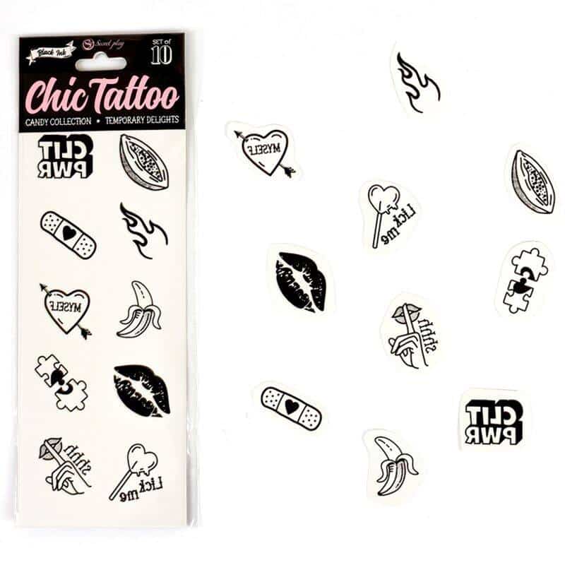 Secretplay Candy Ink Temporary Tattoos Secretplay Candy Ink Temporary Tattoos