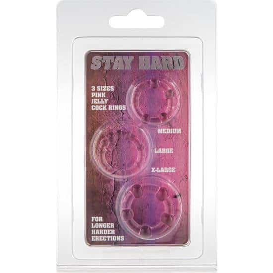 Seven Creations - Anéis de Silicone para Pênis Rosa Seven Creations - Anéis de Silicone para Pênis Rosa