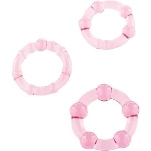 Seven Creations - Adjustable Penis Ring Set Pink