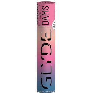 Sheer Glyde - Strawberry Latex Dental Dams