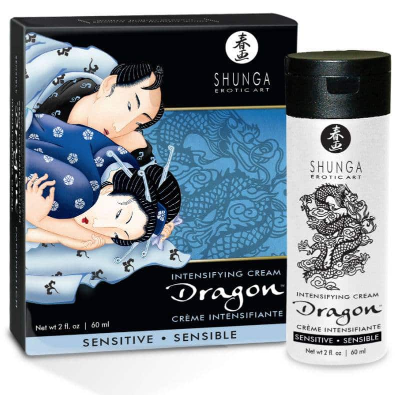 Shunga Dragon Sensitive Cream for Intimate Play