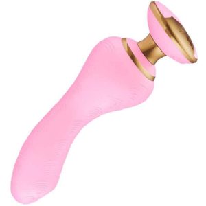 Shunga SANYA - Masajeador de Silicone Suave Rosa