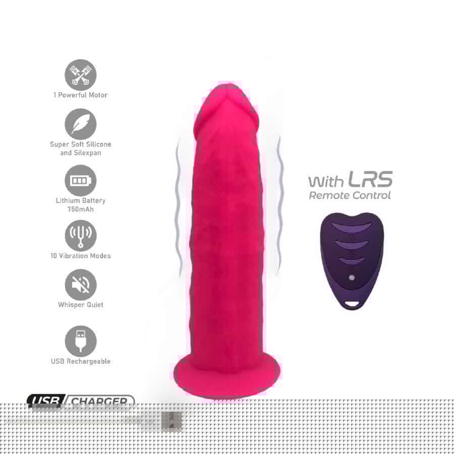 Silexd Realistic Penis Model 2 with LRS Remote Silexd Realistic Penis Model 2 with LRS Remote