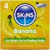 Skins Banana Flavoured Condoms 4 Pack