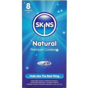 Skins Natural Condom Pack 8