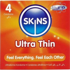 Skins Ultra Thin 4 Pack Condoms