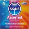 Skins Pack of 4 Assorted condoms