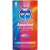 Skins Condom Pack with 8 Assorted Pieces