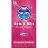 Skins DOTS & RIBS Pack 16 Raised Condoms