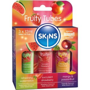 Skins Watermelon Strawberry Mango Lube Set