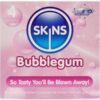 Skins - PACK OF 4 BUBBLegUM FLAVORED CONDOMS