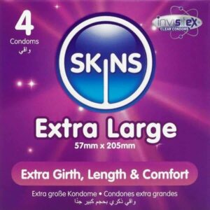 Skins Extra Large Condoms 4 Pack