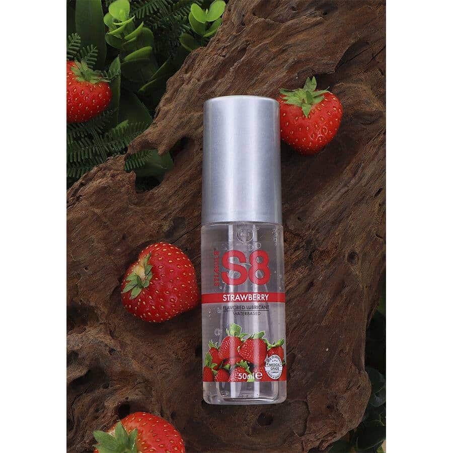 Stimul8 Strawberry Flavored Lube S8 Stimul8 Strawberry Flavored Lube S8