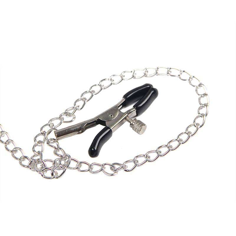 Subblime 953720 Breast Bondage Clamps Black Leather Subblime 953720 Breast Bondage Clamps Black Leather