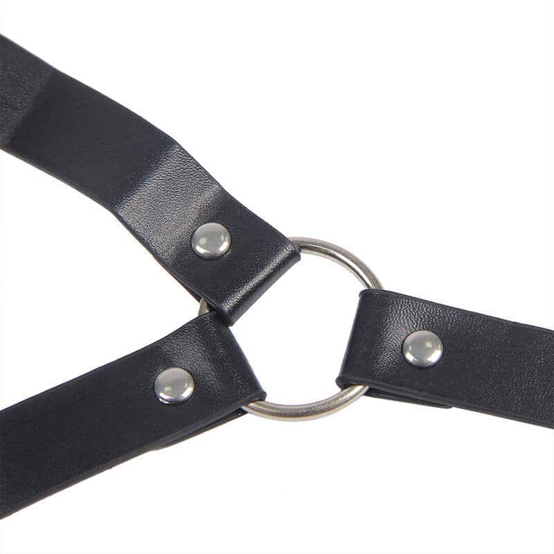 Subblime 953720 Breast Bondage Clamps Black Leather Subblime 953720 Breast Bondage Clamps Black Leather