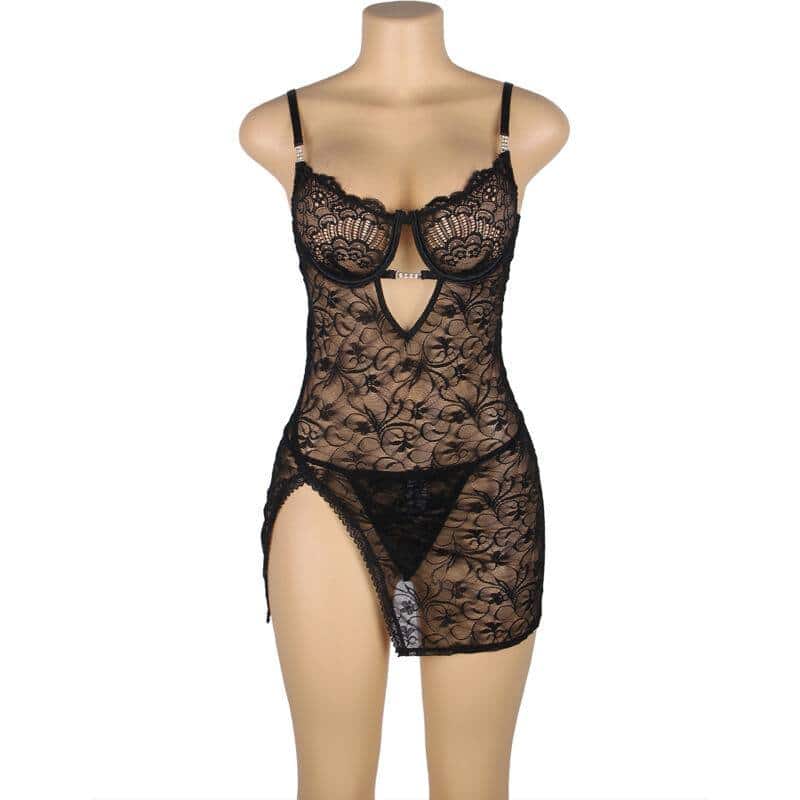 Subblime Lace Babydoll Black S/M Subblime Lace Babydoll Black S/M