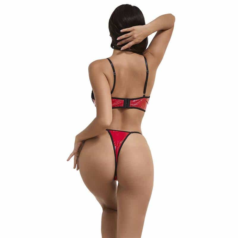 Subblime 955533 Red Mesh Bra Set with Zip Subblime 955533 Red Mesh Bra Set with Zip