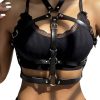 Subblime Chest Harness with Leather Ring