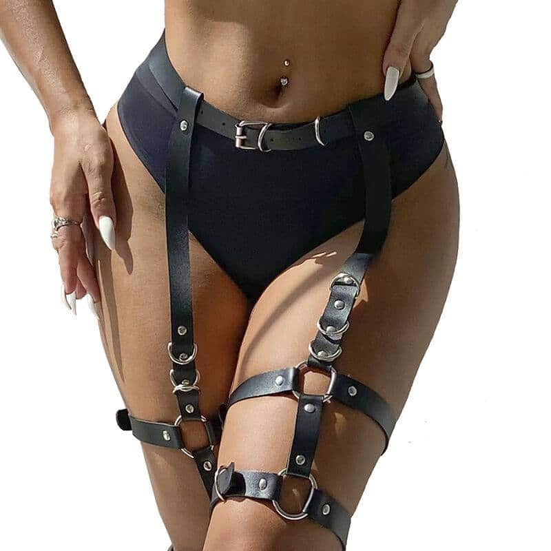 Subblime Garter Harness One Size Rings Set