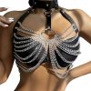 Subblime Chest Harness with Large Ring Details