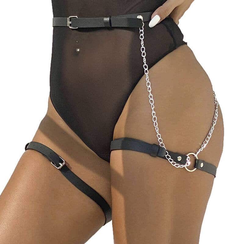 Subblime - CINTA DE CUERO PRETA TAMANHO ÚNICO Subblime - CINTA DE CUERO PRETA TAMANHO ÚNICO