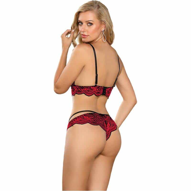 Subblime Lace Top & Panty Set L/XL Subblime Lace Top & Panty Set L/XL