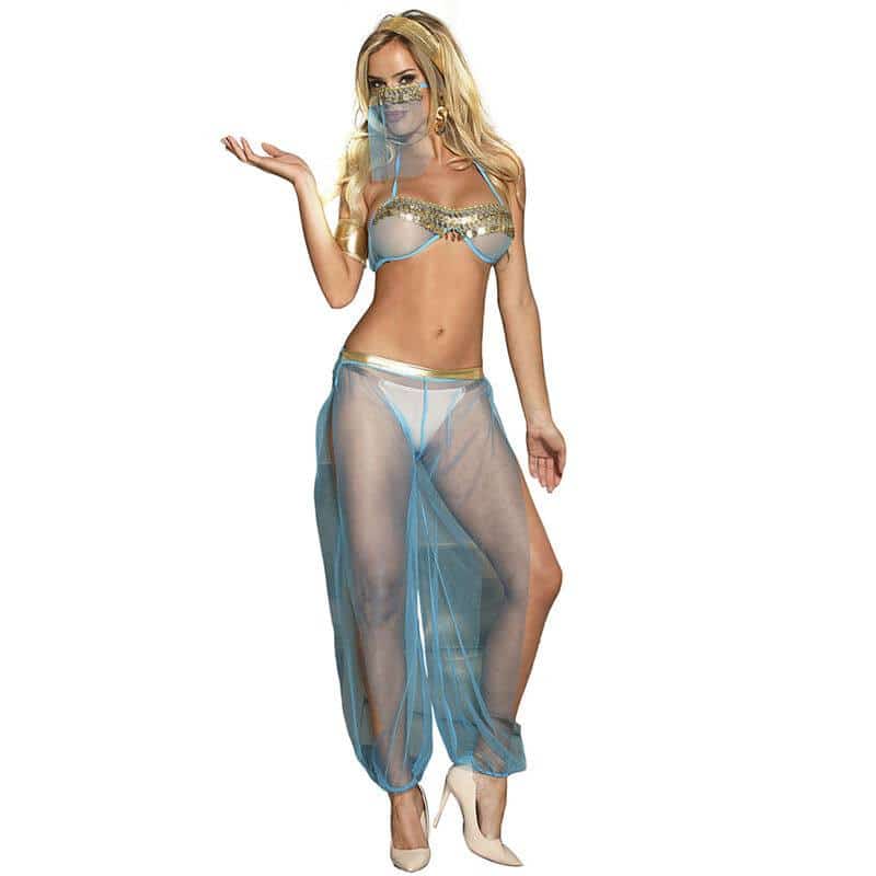Subblime Blue India Style Bralette Lingerie Set Subblime Blue India Style Bralette Lingerie Set