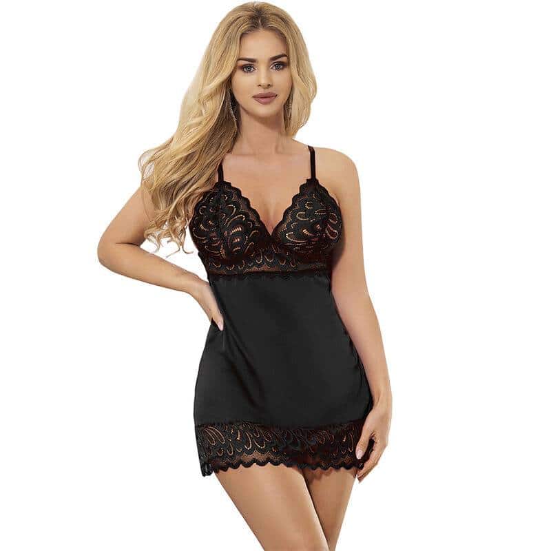 Subblime - Vestido Babydoll Floral Preto Subblime - Vestido Babydoll Floral Preto