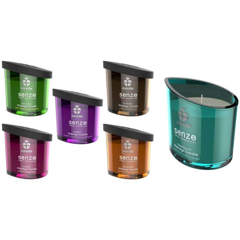 Swede - TRANQUILITY AROMATHERAPY MASSAGE CANDLE - SPEARMINT, ROSE, ORANGE Swede - TRANQUILITY AROMATHERAPY MASSAGE CANDLE - SPEARMINT, ROSE, ORANGE