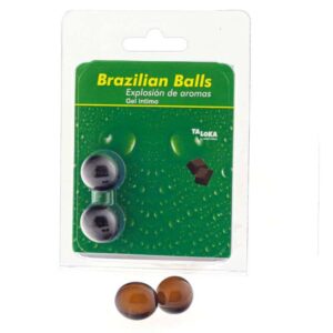 Taloka - CHOCOLATE INTIMATE GEL WITH 2 BRAZILIAN BAllS