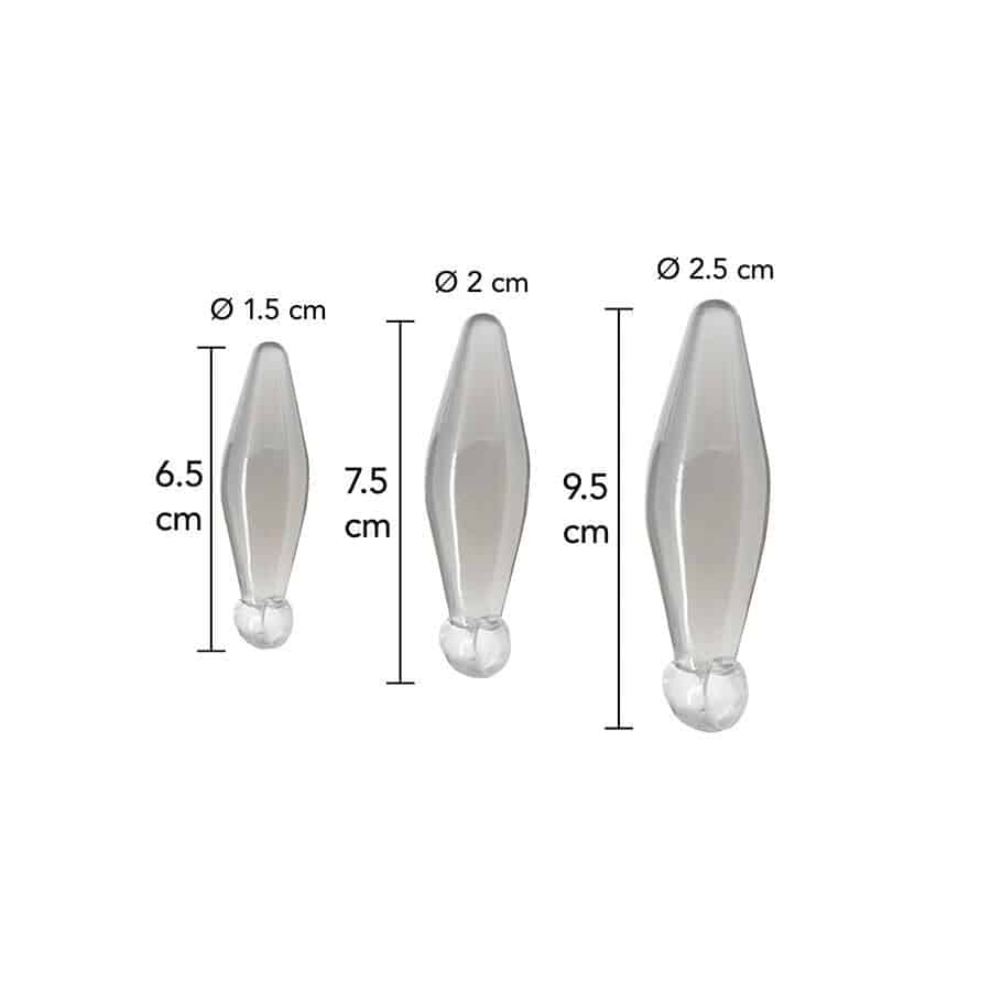 Toyjoy - Dilatador Anal 3 Peças Transparente Toyjoy - Dilatador Anal 3 Peças Transparente